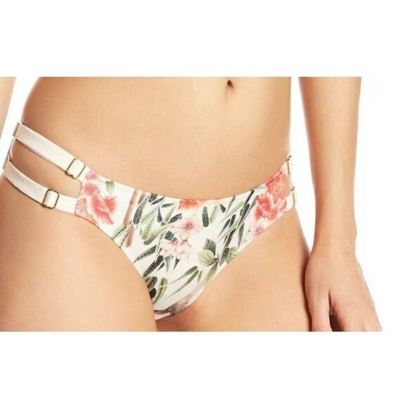 Free People Hot As Hell Burgundy Cheekini Swim Bottoms Sz XS NWT - Picture 4 of 6